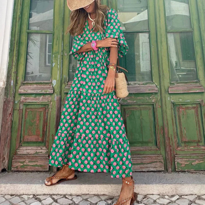 Kristi – Boho-Maxi-Kleid für einen mühelosen Sommer-Look