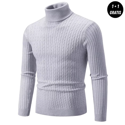 Warmer Strickpullover mit Rollkragen - ENZO