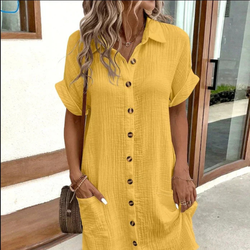 Marta – Leichtes Hemdkleid für einen mühelosen Sommerlook