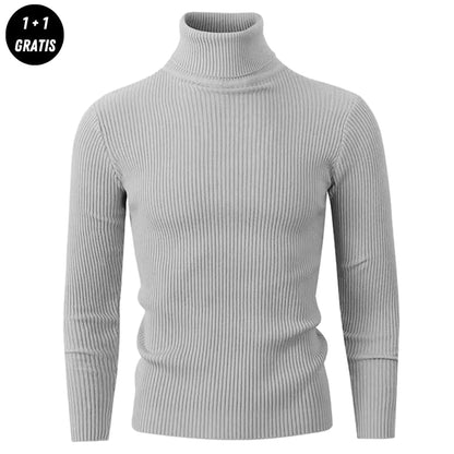 Bequemer Herbstpullover mit Rollkragen für Herren - ANTHONY